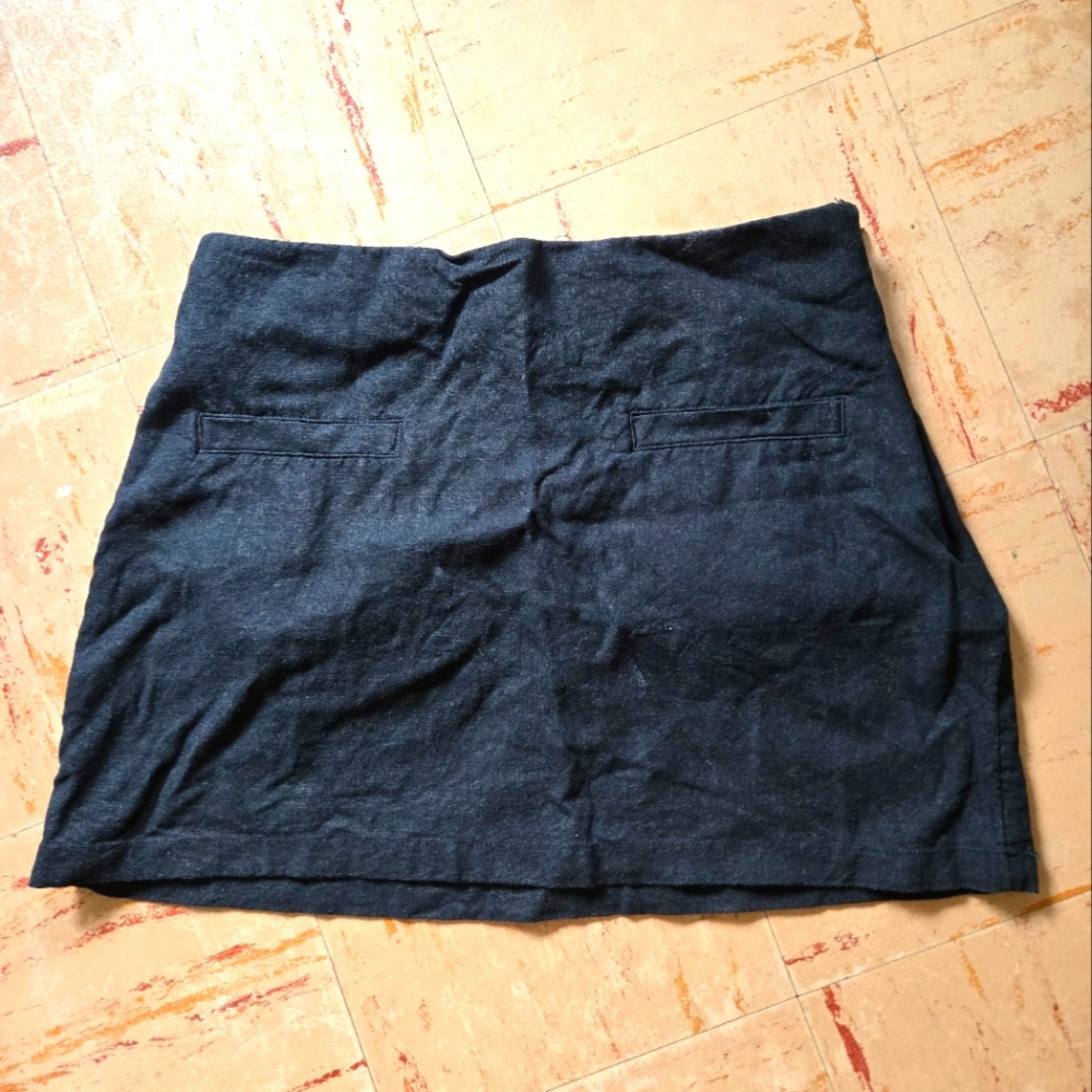 a new day Linen Blend Mini Skirt